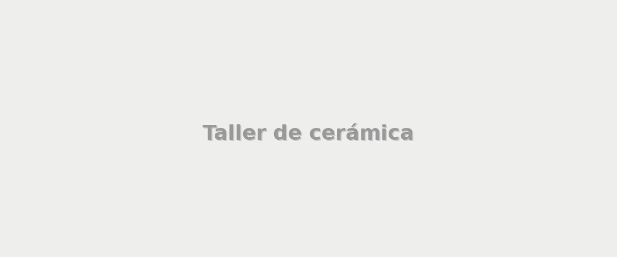 Taller de cerámica - Clases particulares en City Bell