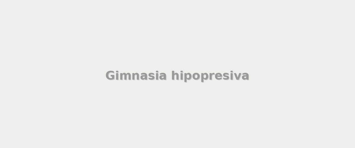 Gimnasia hipopresiva - Gimnasia en City Bell