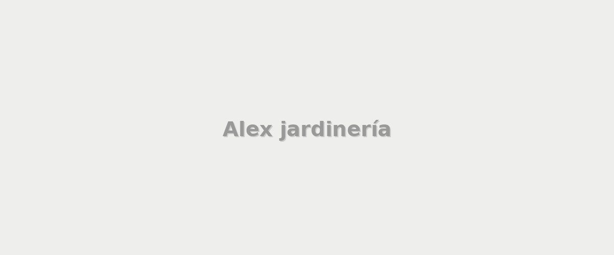 Alex jardinería - Jardinería en City Bell