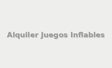 Alquiler Juegos Inflables - Juegos inflables en City Bell | La Plata